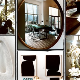 Design details that make all the difference collage of leasing office snapshots